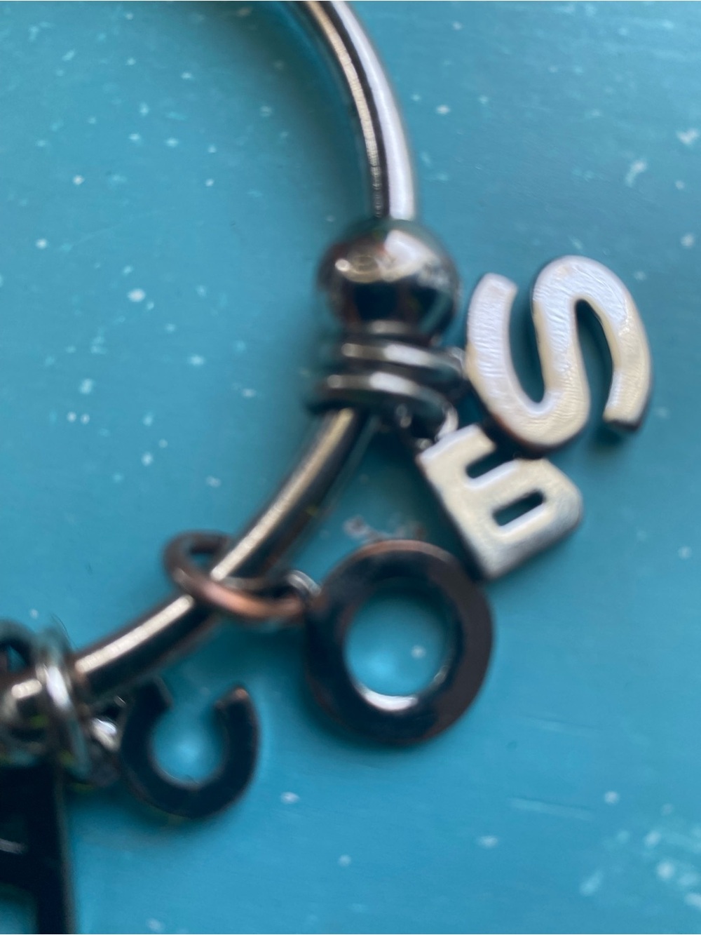 Marc by Marc Jacobs Silver Letter Charm Bracelet - Picture 2 of 3